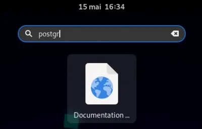 Icône HTML de bureau Gnome
